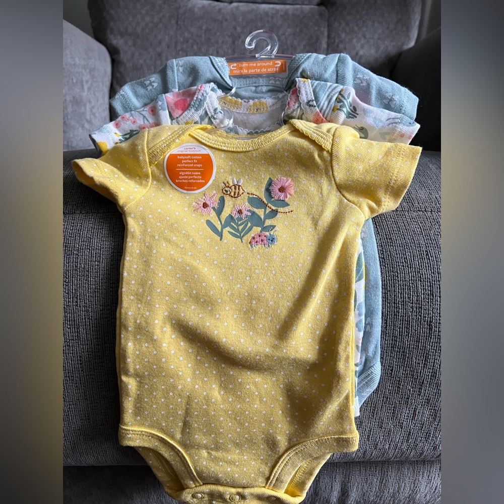 Just One You by Carters Newborn (NB) Onesies 3-pack